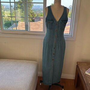Denim dress size M